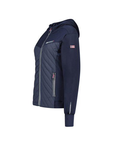 Geographical norway softshell triangle navy / pink db lady 024 (wy3257f/gn/navy / pink)