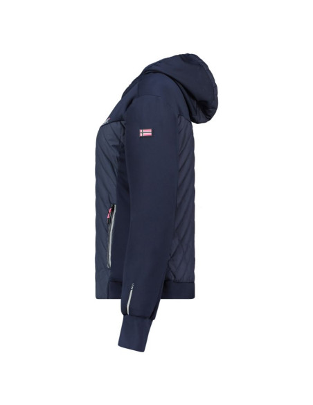 Geographical norway softshell triangle navy / pink db lady 024 (wy3257f/gn/navy / pink)