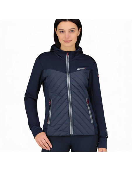 Geographical norway softshell triangle navy / pink db lady 024 (wy3257f/gn/navy / pink)