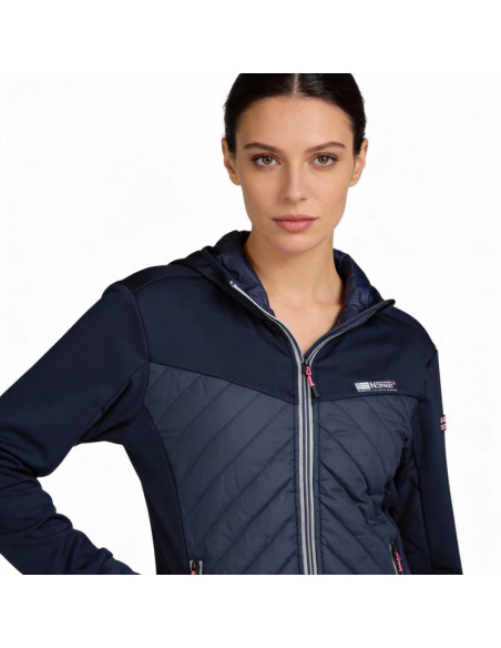 Geographical norway softshell triangle navy / pink db lady 024 (wy3257f/gn/navy / pink)