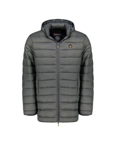 Kurtka męska geographical norway amigomap long hood db dgrey men 233 dark grey (wz5086h/gn-gris foncé)