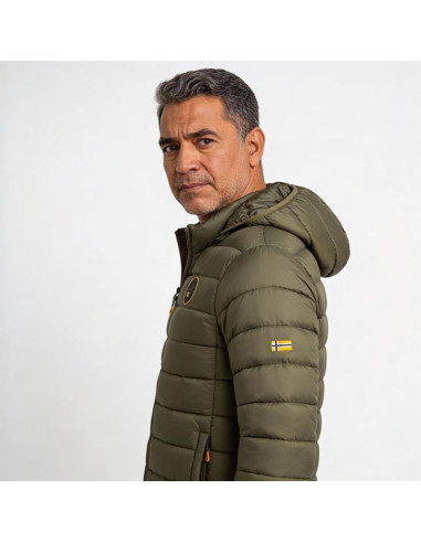 Kurtka męska geographical norway amigomap long hood db kaki men 233 kaki (wz5087h/gn-kaki)