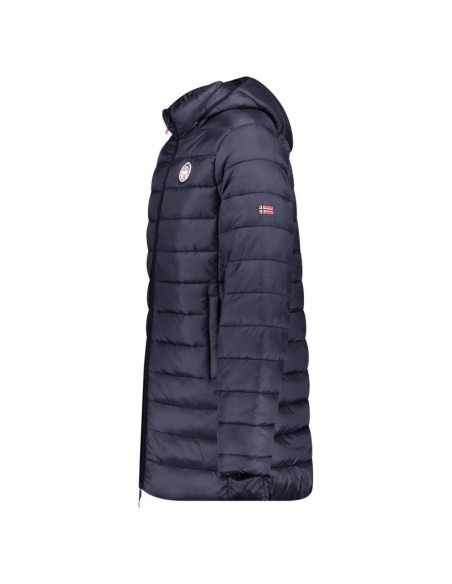 Kurtka męska geographical norway amigomap long hood db navy men 233 navy (wz5088h/gn-marine)