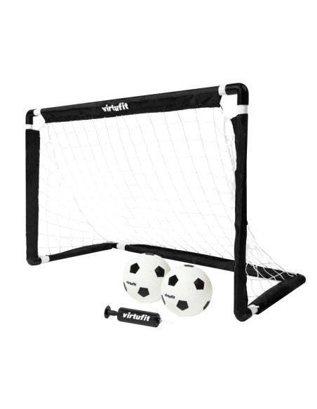 Virtufit zestaw bramek do piłki nożnej dla dzieci z 2 piłkami i pompką - bramki do piłki nożnej - 92