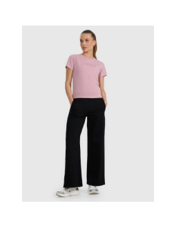 Spodnie dresowe z szerokimi nogawkami damskie 4f 4fraw25ttrof1614-20s 2