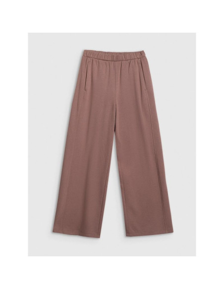 Spodnie dresowe z szerokimi nogawkami damskie 4f 4fraw25ttrof1614-82s