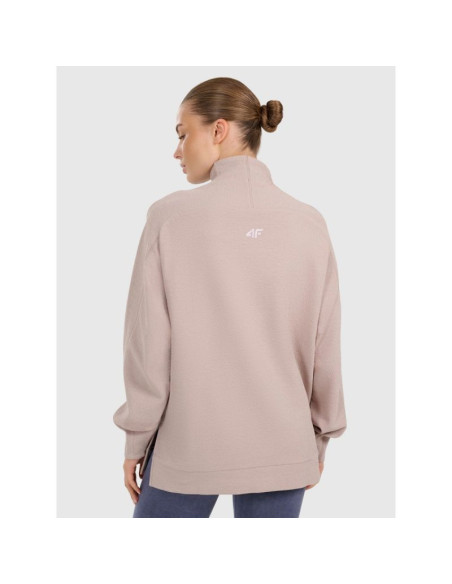 Bluza dresowa do jogi i pilatesu damska 4f 4fwaw25tfswf589-83s