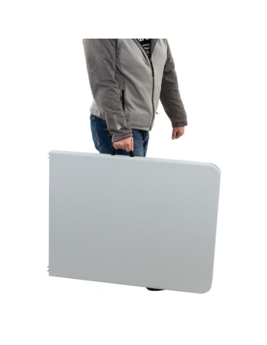 Stół cateringowy składany w walizkę 180x70cm max.100kg biały