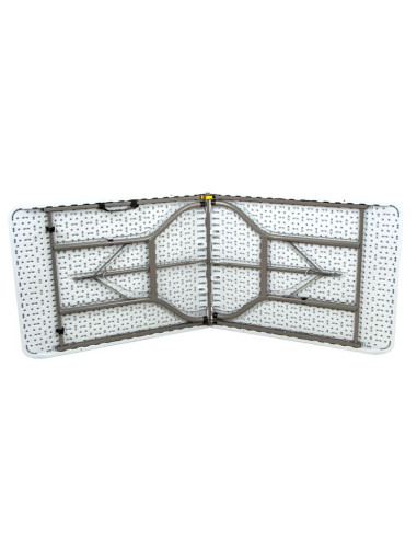 Stół cateringowy składany w walizkę 180x70cm max.100kg biały
