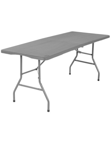 Stół cateringowy składany w walizkę 180x70cm max.100kg szary
