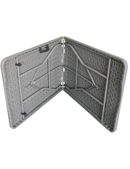 Stół cateringowy składany w walizkę 180x70cm max.100kg szary