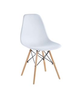 Krzesło skandynawskie matera białe kpl 2szt