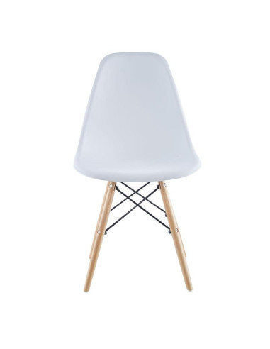 Krzesło skandynawskie matera białe kpl 2szt