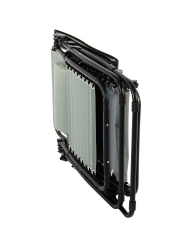 Leżak ogrodowy składany wielofunkcyjny z zagłówkiem  bliss szary