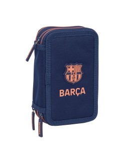 Fc barcelona piórnik z wyposażeniem triple filled pencil case 37 pcs 412526857