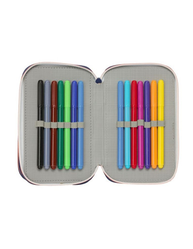 Fc barcelona piórnik z wyposażeniem triple filled pencil case 37 pcs 412526857