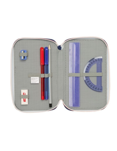 Fc barcelona piórnik z wyposażeniem triple filled pencil case 37 pcs 412526857