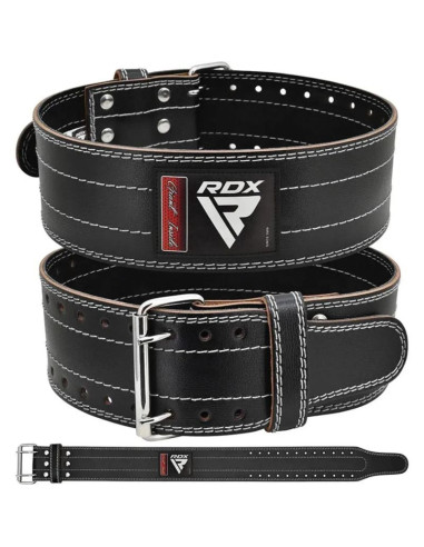 Pas skórzany kulturystyczny rd1 rdx czarny s