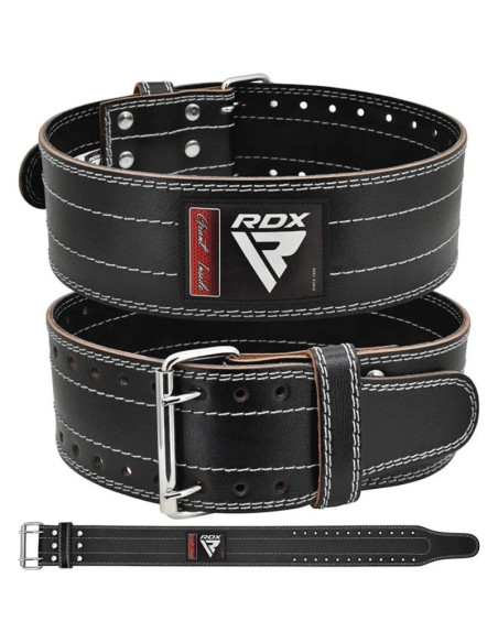 Pas skórzany kulturystyczny rd1 rdx czarny s