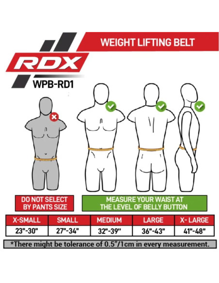 Pas skórzany kulturystyczny rd1 rdx czarny s