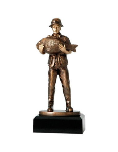 Figurka odlewana - wędkarz  rfxr17511/br