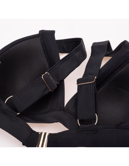 Damska góra stroju kąpielowego alcantare top w