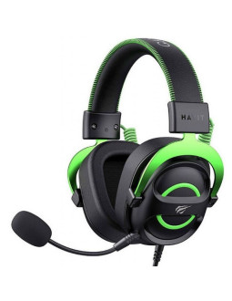 Słuchawki gamingowe havit h2002e (czarny/zielony)
