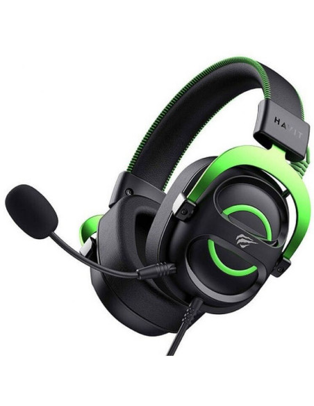 Słuchawki gamingowe havit h2002e (czarny/zielony)