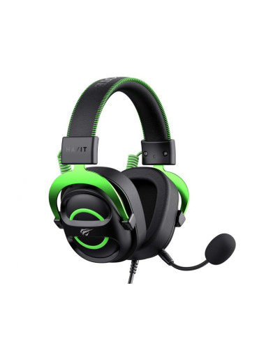 Słuchawki gamingowe havit h2002e (czarny/zielony)