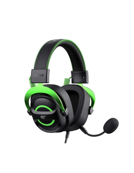 Słuchawki gamingowe havit h2002e (czarny/zielony)