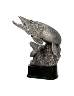 Figurka odlewana - szczupak