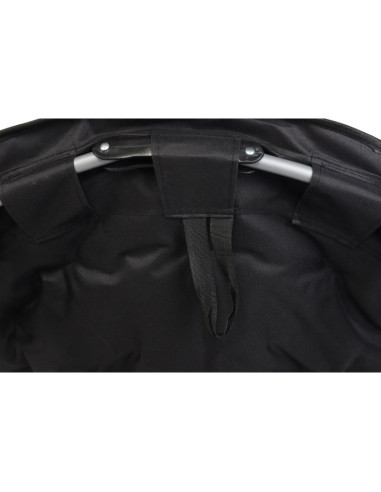 Fotel turystyczny składany trip 83x80x40cm czarny