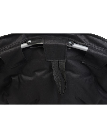 Fotel turystyczny składany trip 83x80x40cm czarny