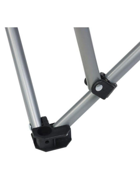 Fotel turystyczny składany trip 83x80x40cm czarny