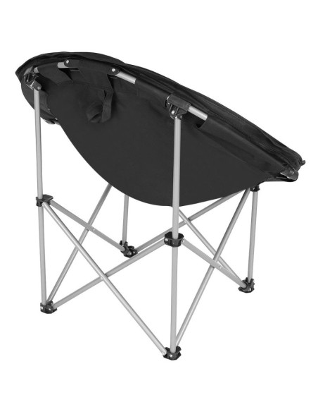 Fotel turystyczny składany trip 83x80x40cm czarny