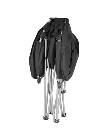 Fotel turystyczny składany trip 83x80x40cm czarny