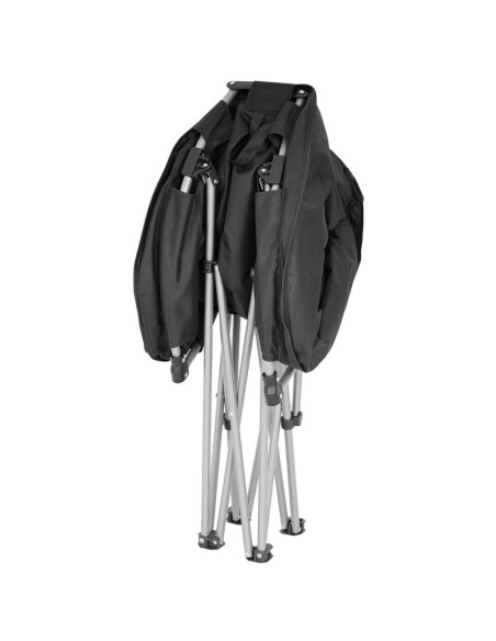 Fotel turystyczny składany trip 83x80x40cm czarny