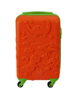 Walizka podróżna kabinowa 18 cali proworld kid - pomarańczowy (dino)