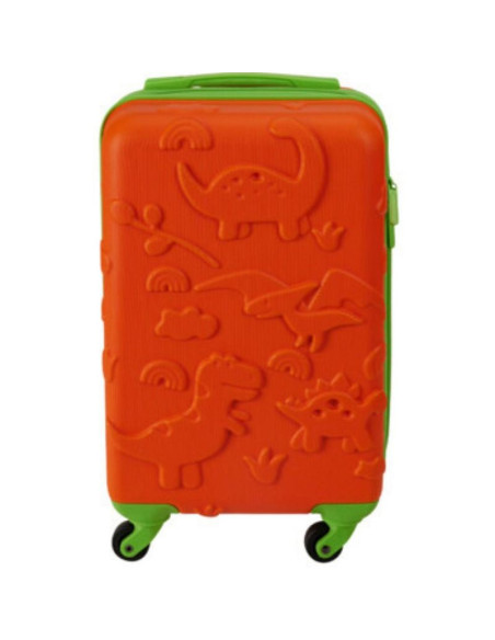 Walizka podróżna kabinowa 18 cali proworld kid - pomarańczowy (dino)