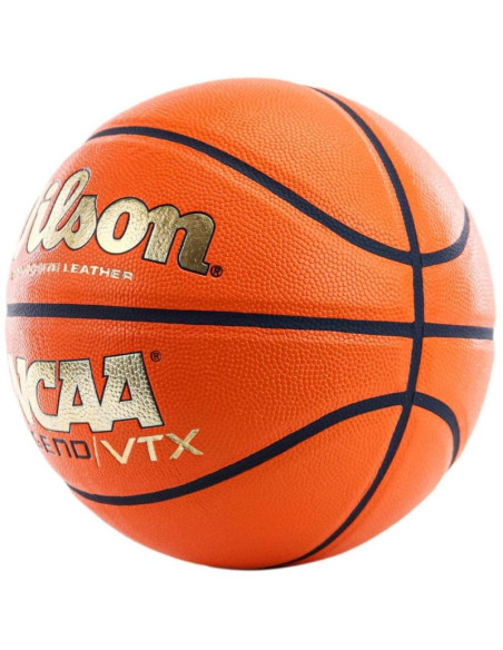 Piłka do koszykówki wilson ncaa legend vtx bskt orange/gold r.7