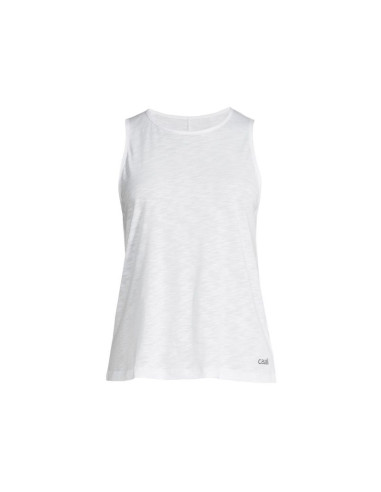 Koszulka treningowa casall soft texture tank biały