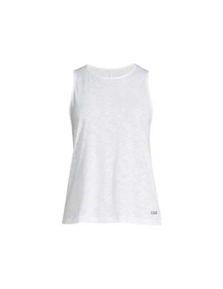 Koszulka treningowa casall soft texture tank biały