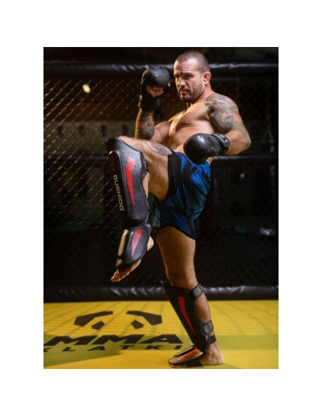 Ochraniacze na piszczele m - phantom red