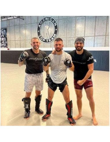 Ochraniacze na piszczele m - phantom red