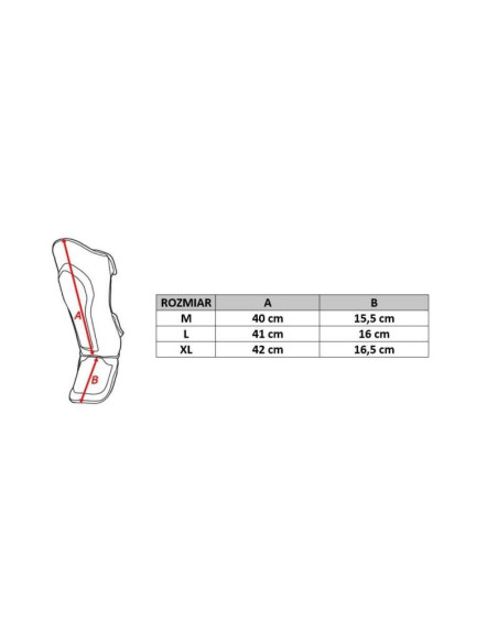 Ochraniacze na piszczele m - aureos