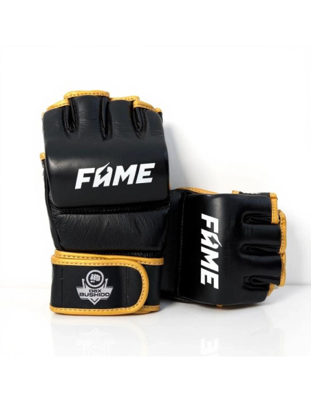 Rękawice fame mma ze skóry naturalnej | dbx bushido
