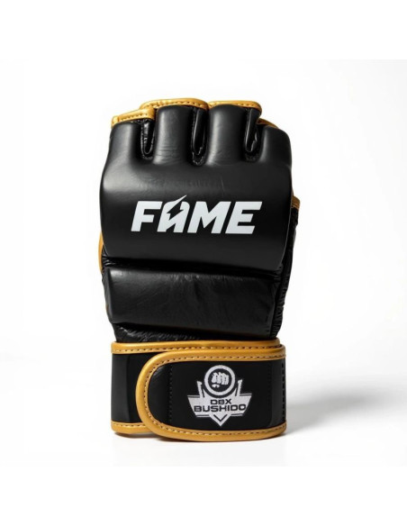 Rękawice fame mma ze skóry naturalnej | dbx bushido