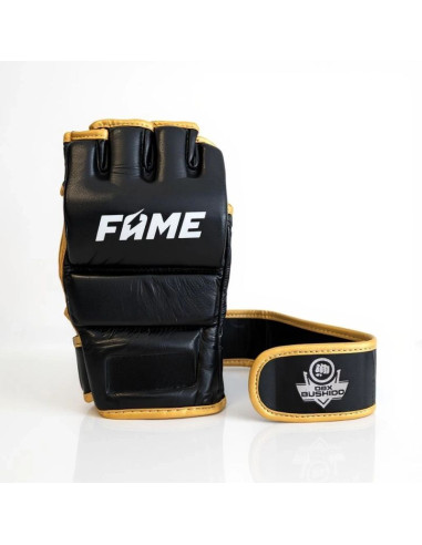 Rękawice fame mma ze skóry naturalnej | dbx bushido