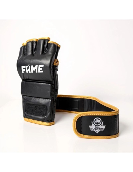 Rękawice fame mma ze skóry naturalnej | dbx bushido