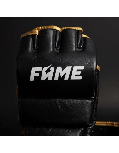 Rękawice fame mma ze skóry naturalnej | dbx bushido